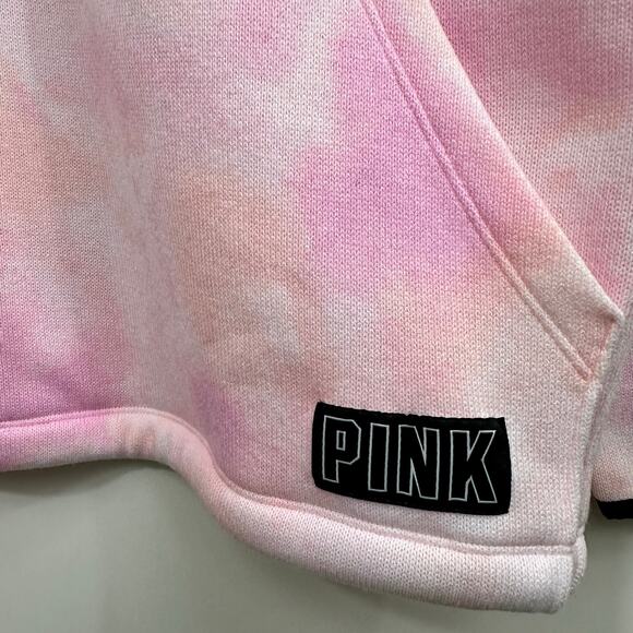 PINK Victoria's Secret Tie Dye Quarter Zip Pullover Knit Sweater Small NWT - Picture 5 of 14